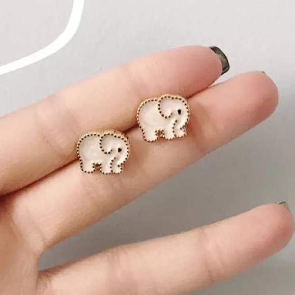 Cute Elephant Stud Earrings 15$